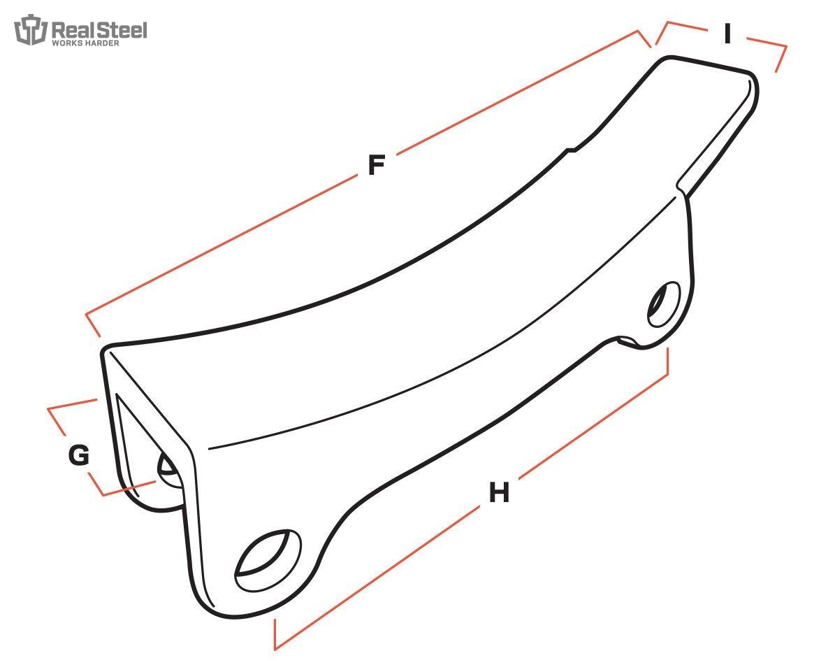Cat D8/D9 Heavy Duty Ripper Shank Protector Real Steel Store